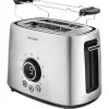Grille Pain - Toaster Electrique 2 tranches Sencor STS 5050SS avec fonction de dégivrage - argentée