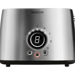 Grille Pain - Toaster Electrique 2 tranches Sencor STS 5050SS avec fonction de dégivrage - argentée