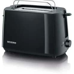 Grille Pain - Toaster Electrique SEVERIN AT2287 - 700 W, 2 tranches, brunissage réglable, support viennoiseries, noir