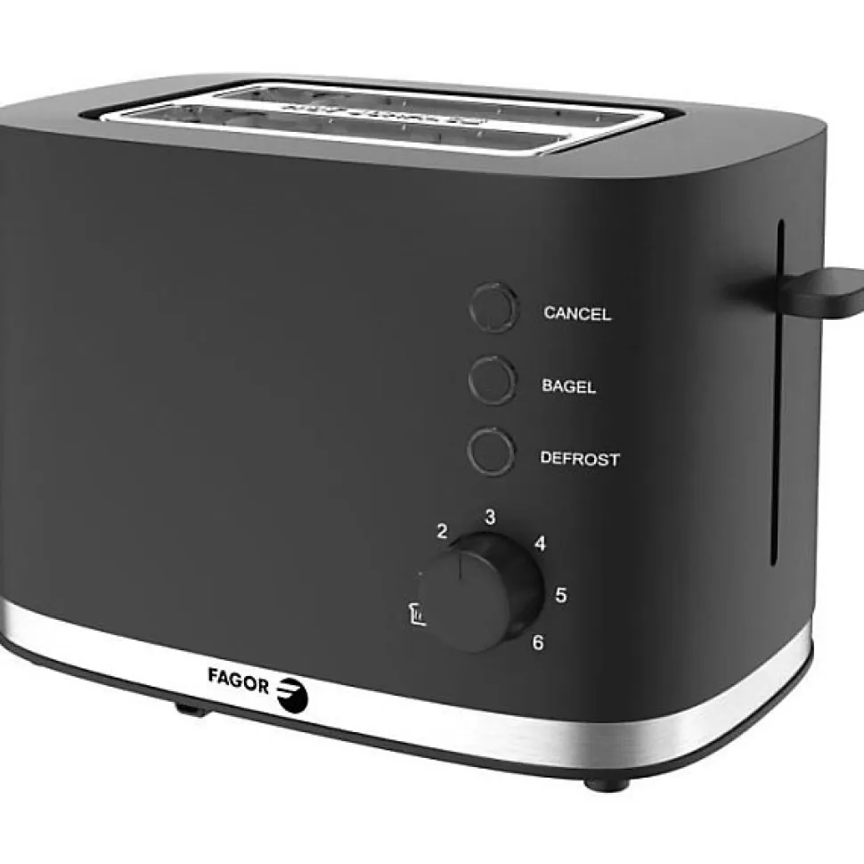 Grille Pain - Toaster Electrique Grill Pain - FAGOR - FG250 - 4 fonctions : Bagel, Réchauffage, Annulation, Décongélation