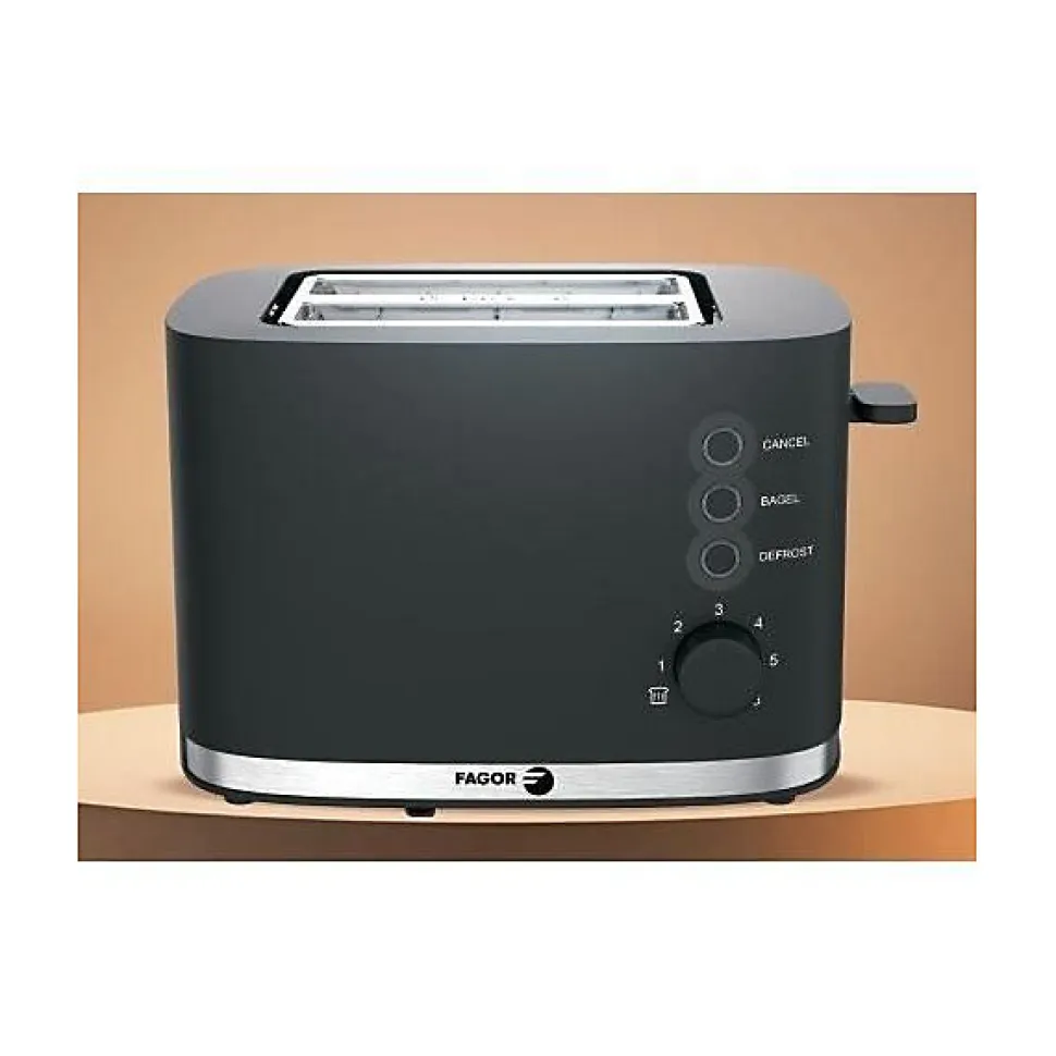 Grille Pain - Toaster Electrique Grill Pain - FAGOR - FG250 - 4 fonctions : Bagel, Réchauffage, Annulation, Décongélation