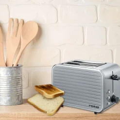 Grille pain chromé avec 7 niveaux de réglages Rotel