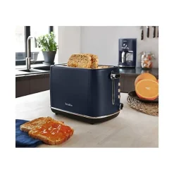 Grille pain électrique - Terraillon - NEW MOON - 2 fentes - 6 niveaux - Décongélation - réchauffage - rammasse miettes