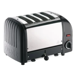 Grille Pain Professionnel Noir - 4 Tranches - Dualit