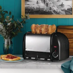 Grille Pain Professionnel Noir - 4 Tranches - Dualit