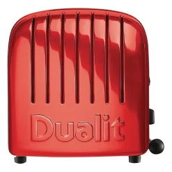 Grille Pain Professionnel Inox Finition Rouge - 6 Tranches - Dualit
