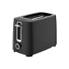 Grille pains toasters - KITCHEN CHEF - KSTOASTBLACK2T - 700W - 1 tranche - Noir