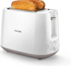 Grille-pain 2 Fentes Blanc 830W 8 Niveaux