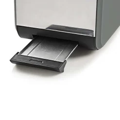 Grille-pain 2 Fentes Larges 900W Gris Soft-Touch Fonction décongélation NEDIS