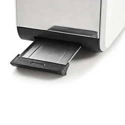 Grille-pain 2 Fentes Larges 900W Blanc Soft-Touch Fonction décongélation NEDIS
