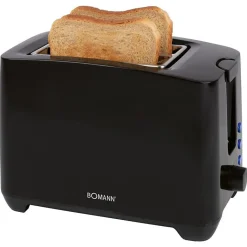 Grille-pain 2 fentes Noir Bomann TA6065CB-Noir