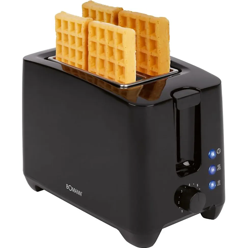 Grille-pain 2 fentes Noir Bomann TA6065CB-Noir