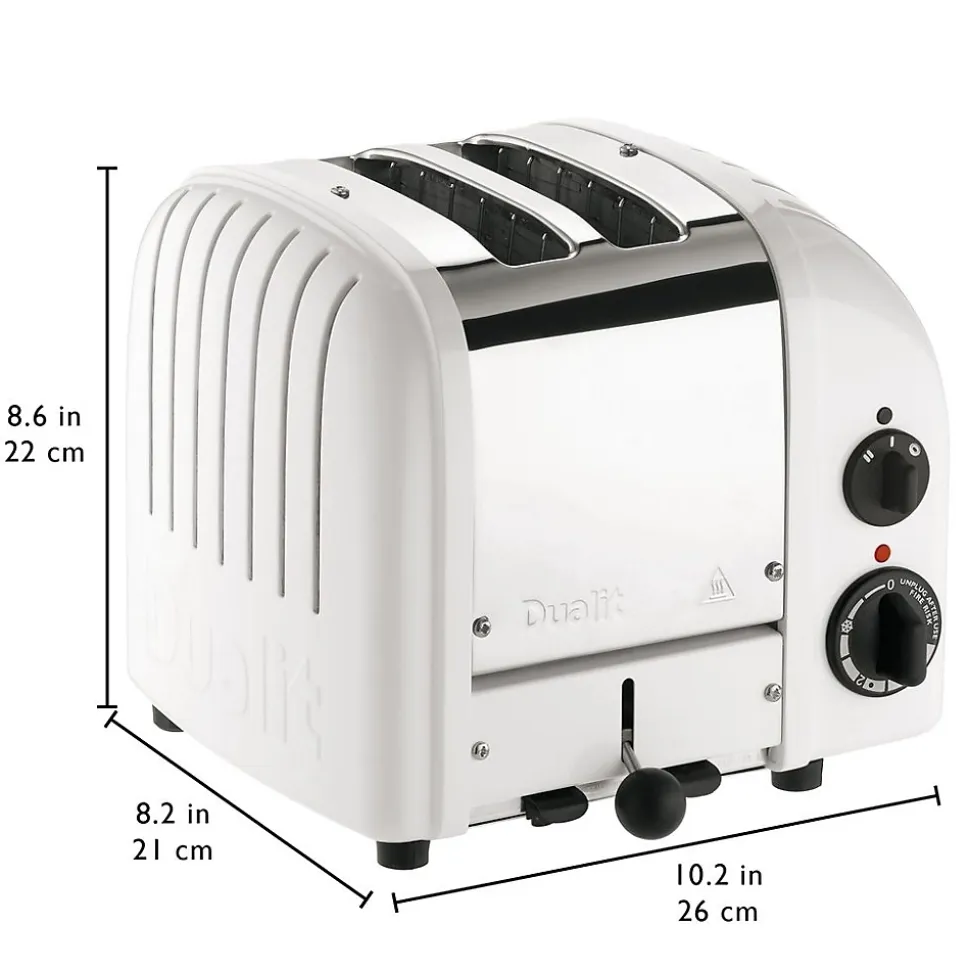 Grille-pain 2 fentes 1200w blanc Dualit 27033