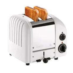 Grille-pain 2 fentes 1200w blanc Dualit 27033