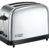 Grille-pain 2 fentes 1670w inox Russell Hobbs 23311-56 chester classic