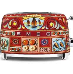 Grille-pain 2 fentes 950w multicolore Smeg TSF01DGEU années 50 dolce & gabbana