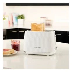 Grille-pain - RUSSELL HOBBS - EDEN - 800 W - 2 fentes - Blanc