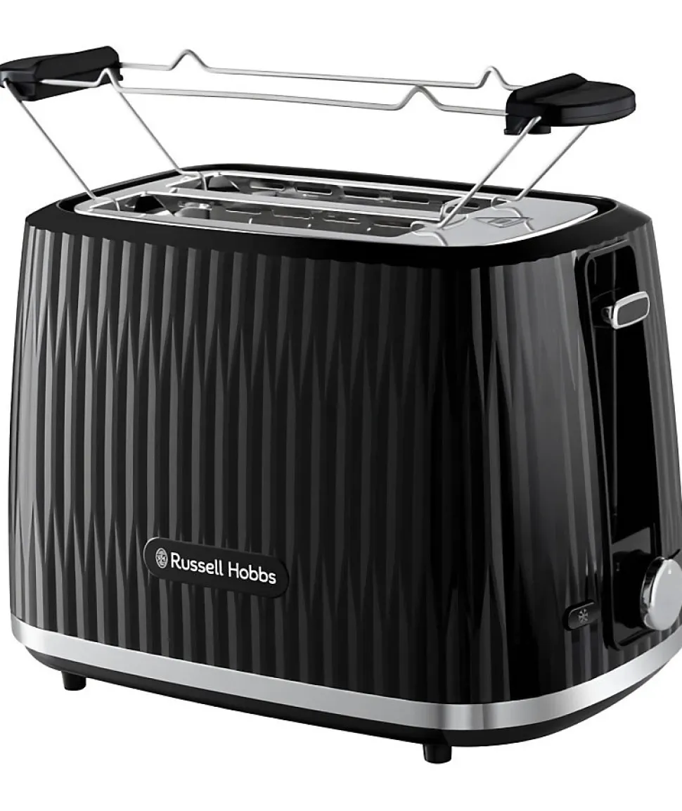 Grille-pain - RUSSELL HOBBS - EDEN - 800 W - 2 fentes - Noir
