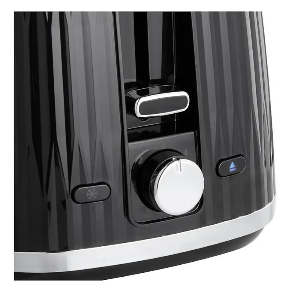 Grille-pain - RUSSELL HOBBS - EDEN - 800 W - 2 fentes - Noir