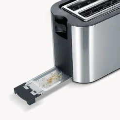 Grille-pain - SEVERIN - 2590 - 2 fentes - 1400W - inox brossé/noir