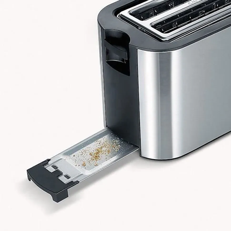 Grille-pain - SEVERIN - 2590 - 2 fentes - 1400W - inox brossé/noir