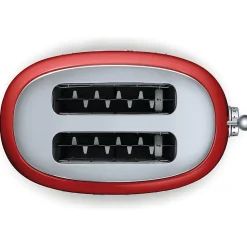 Grille-pain - SMEG - 2 tranches - 950watts - tiroir ramasse miettes - Rouge