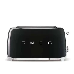 Grille-pain - SMEG - TSF02BLEU - 4 tranches - 6 niveaux de dorage - Noir