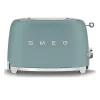 Grille-pain - SMEG - TSF01EGMEU - 2 fentes extra larges - 950 Watts - Vert Émeraude