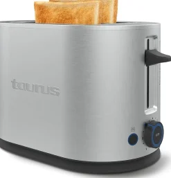 Grille-pain Acier 900W 2 Fentes Courtes