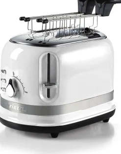 Grille-pain Blanc 2 Fentes 800W Moderne