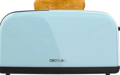 Grille-pain Bleu Inox 1 Fente Longue 850W