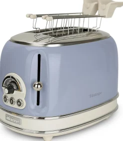 Grille-pain Bleu Vintage 2 Fentes 810W