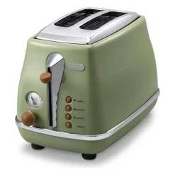 Grille-pain Delonghi Icona Vintage 2 tranches 900W vert olive