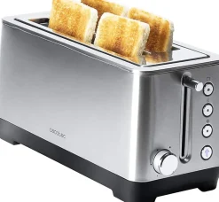 Grille-pain Inox 2 Fentes Longues 1600W