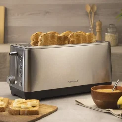 Grille-pain Inox 2 Fentes Longues 1600W