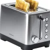 Grille-pain Inox 2 Fentes 1000W Bagel