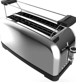 Grille-pain Inox Double Fente Longue 1500W