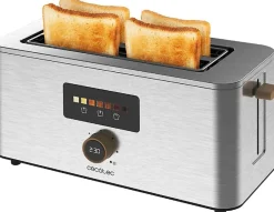 Grille-pain Inox Tactile 1500W 2 Fentes