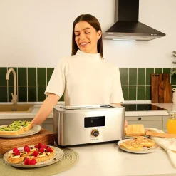 Grille-pain Inox Tactile 1500W 2 Fentes