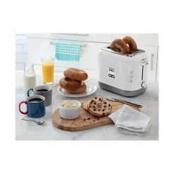 Grille-pain kMix - KENWOOD - TCX751WH - 2 fentes - Fonction baguette et décongélation - Blanc