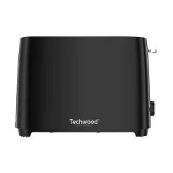 Grille-pain Techwood TGP-278BC doté de 2 larges fantes - 700W - Contrôle du brunissage réglable, Tiroir ramasse-miettes
