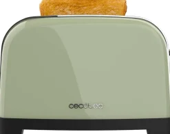 Grille-pain Vert Inox 4 Fentes 1700W Moderne