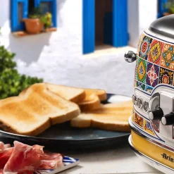 Grille-pain Vintage Positano 4 fentes 1630W Design Rétro ARIETE