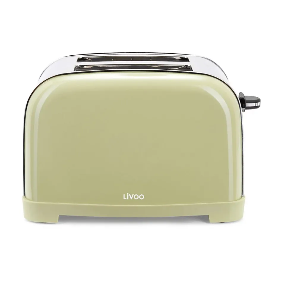 Grille-pains 2 Fentes Livoo DOD196M 850w Ejection automatique Fonction réchauffage Gris