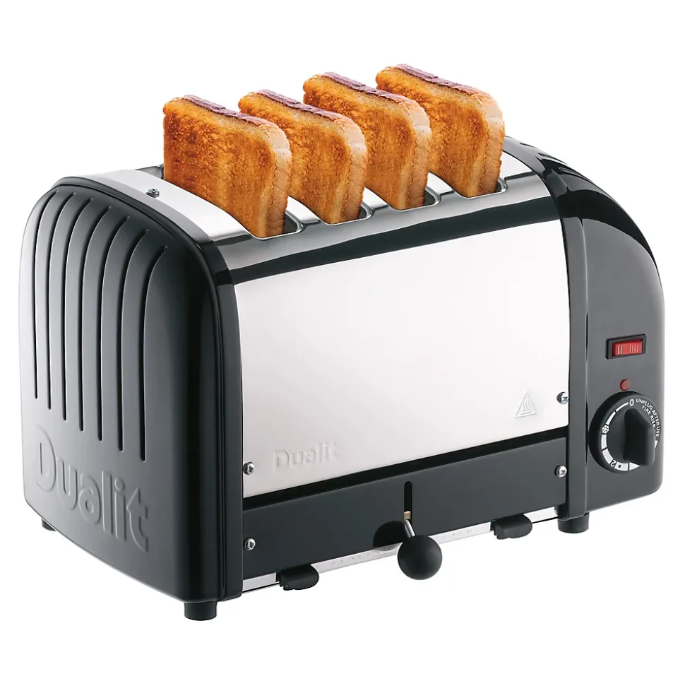Grille-pains 4 fentes 2200w noir mat Dualit 40357 vario