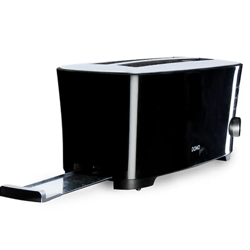 Grille-pains 2 fentes 1350w noir Domo DO961T b-smart