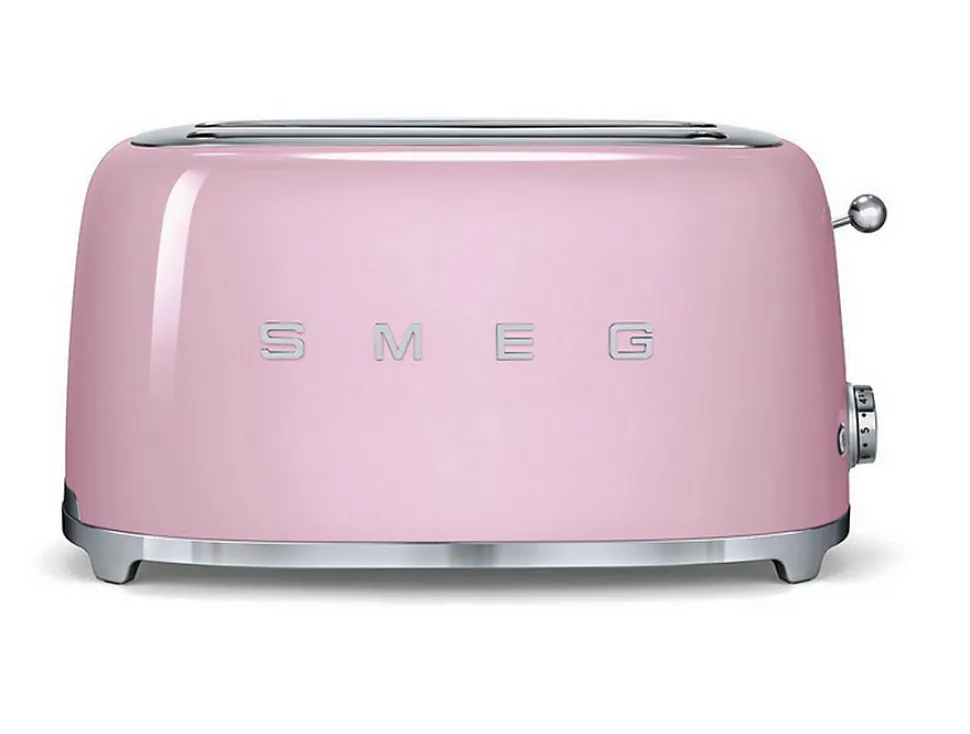 Grille-pains 2 fentes 1500w rose Smeg TSF02PKEU