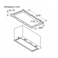 Groupe filtrant 70cm 595m3/h inox Bosch DLN77AC50 ser6