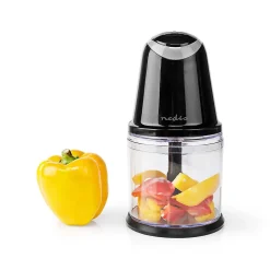 Hacheur d'Aliments 260 W 0.5L 2 vitesses Noir NEDIS