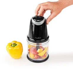 Hacheur d'Aliments 260 W 0.5L 2 vitesses Noir NEDIS